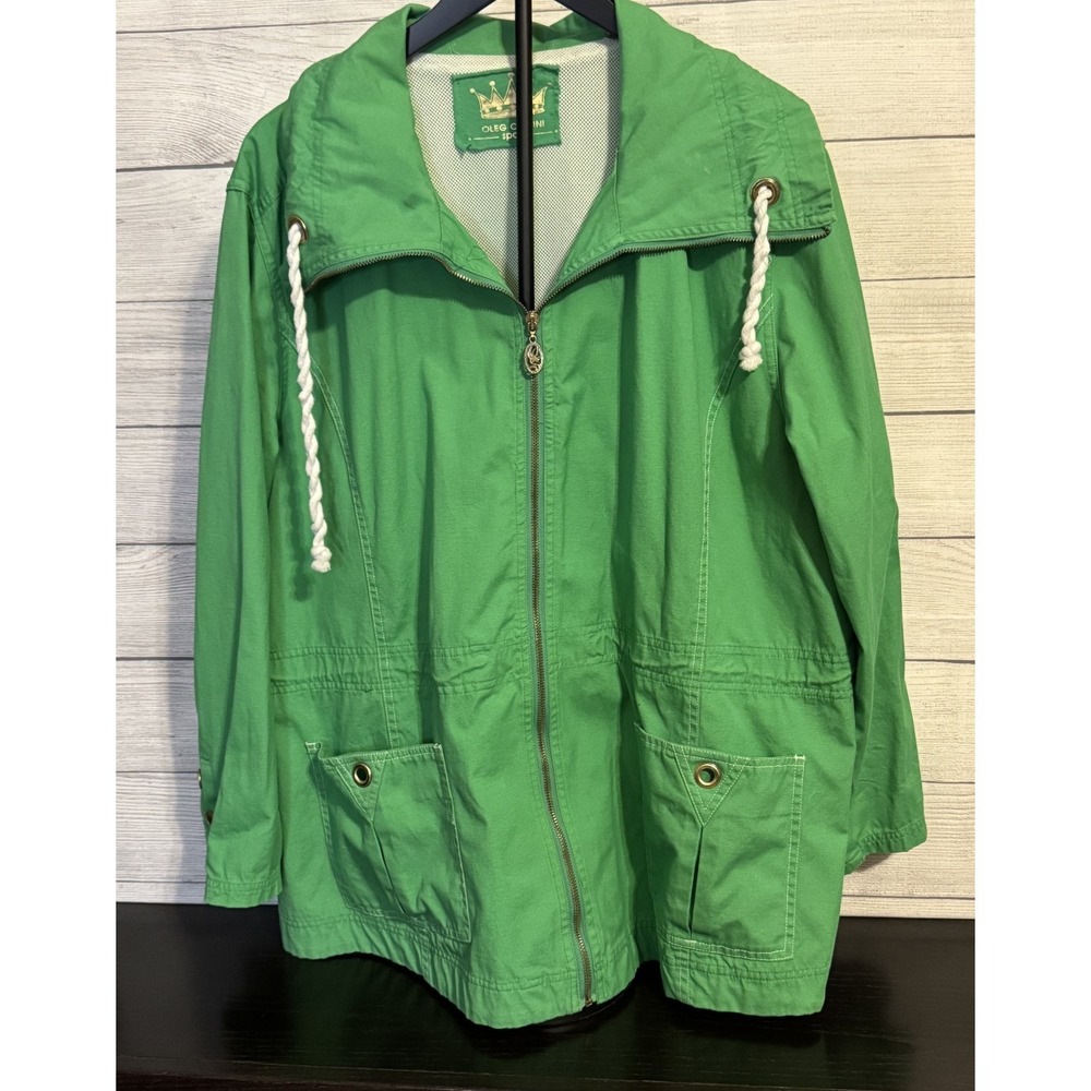 Women's Oleg Cassini Green Sport Coat – Size 2X